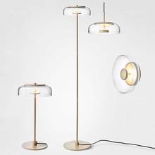 Modern nordic Glass ball table lights Retro Vintage desk Lamp E27 Loft for bedroom beside lamp gold black EU plug 2024 - buy cheap