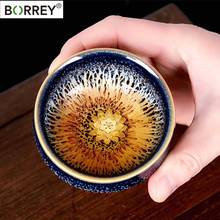 BORREY 60Ml Chinese Jianzhan Tea Cup Kung Fu Small Tea Cup Ceramic Color Changing Cup Porcelain Teaware Latte Cuisine Drinkware 2024 - buy cheap