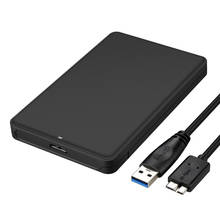 Carcasa de disco duro USB 3,0 a SATA, carcasa de disco duro móvil, carcasa portátil para HDD SSD de 2,5 pulgadas 2024 - compra barato