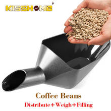 Pá de distribuição de grãos de café, acessório para cozimento de barista em plástico de grande capacidade para estúdio de café 2024 - compre barato