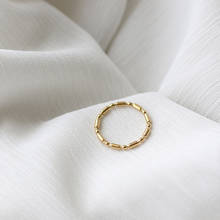 Modagirl anel feminino minimalista, joia pequena banhada a ouro midi, aliança de aço inoxidável 2mm, acessórios empilháveis de anéis de dedo 2024 - compre barato