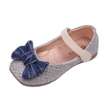 Capella-zapatos planos con nudo de mariposa para niñas, zapatillas de princesa informales elegantes con gancho y lazo, talla de 15 a 30 2024 - compra barato