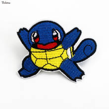 Cute Cartoon Turtle Cloth Patches Iron on Embroidered Badges Stickers for Kids Jackets Jeans Bags Sewing DIY Patchwork 2024 - buy cheap