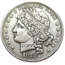 USA 1878 Goloid Metric Dollar Patterns Silver Plated Copy Coin 2024 - buy cheap