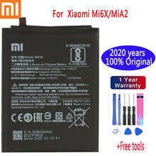 2020 года Xiaomi 100% Новый оригинальный сменный аккумулятор для телефона BN36 2910 мАч для Xiaomi Mi 6X Mi A2 батареи с бесплатными инструментами 2024 - купить недорого