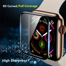 2021 мягкое стекло для Apple Watch серии 5 4 3 Se 6 iWatch 42 мм 38 мм 9D HD закаленная пленка для Apple watch защита экрана 44 мм 40 мм 2024 - купить недорого