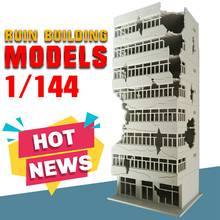 Modelo outland panorâmico ferroviário cidade ruína brinquedo coleção presentes de natal para crianças escritório alto em desconto 1/144 2024 - compre barato