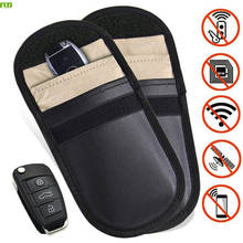 Flyj-bolsa para teclas de carro, proteção para chave, carteira de carro com bloqueador de sinal, bolsa para proteção da privacidade, 1 peça 2024 - compre barato
