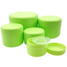 30pcs Empty Cosmetic Container 10g/20g/30g/50g/100g Cream Pot Refillable Travel Facial Cleanser Lotion Cosmetic Container Green 2024 - buy cheap