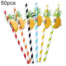 50Pcs Disposable Straws Fruit Design Paper Drinking Straws Disposable Drinking Straws Drinking Beverage Straws Party Supplies 2024 - buy cheap