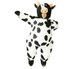 Adversting Adult Inflatable Cow Costume Animal Mascot Air Blowup Fancy Dress Halloween Suit Cosplay Party Game Dress Easter Xams 2024 - buy cheap