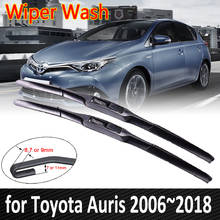 Car Wiper Blade for Toyota Auris  E150 E180 Hatchback 2006~2018 Sport Europe Model Windscreen Wipers Car Sticker Goods 2013 2017 2024 - buy cheap