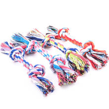 Pet Dog Toy Bite Rope Double Knot Cotton Rope Funny Cat Toy Bite Resistant and Sharp Teeth Pet Supplies Puppy Toys 2024 - buy cheap