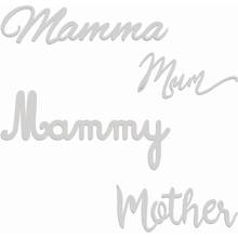 2020 New English Mother Mamma Mammy Metal Cutting Dies For Cut Paper Making Words Greeting Card DIY Scrapbooking No Stamps Sets 2024 - buy cheap