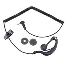Suitable For Motorola GP2000 ICOM IC-U16 2.5 MM Coiled Cable Single Listen G-hook Earphone Earphone Ear Hook Headset 1 Pin 2024 - buy cheap
