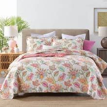 Print Bedspreads Cotton Quilt Set 3PCS Bed Cover With Pillowcase Queen Size Blanket Summer Coverlet 2024 - buy cheap