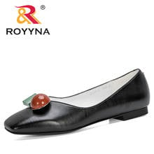 Туфли-лодочки женские ROYYNA, на низком каблуке, с квадратным носком, 2020 2024 - купить недорого