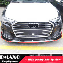 Protetor de para-choque traseiro, para audi a6 abs, 2011-2017, kit de carroçaria, pá traseira, spoiler 2024 - compre barato