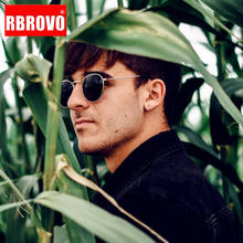 RBROVO-gafas De Sol ovaladas Retro para Hombre y mujer, Lentes De Sol redondas De lujo, De estilo Vintage, con espejo pequeño, 2021 2024 - compra barato