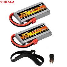 7.4V 2700mAh RC Lipo Battery 2s  40C Max 60C For Wltoys 12428 12423 RC Car feiyue 03 Q39 FY07 Upgrade parts Battery 2PC 2024 - buy cheap