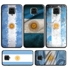 Чехол с флагом Аргентины для Xiaomi Redmi Note 10 Pro, 8T, 9S, 7, 8, 9 Pro, Redmi 9T, 9C, 9, 9A, 7A, 8A, K40 2024 - купить недорого