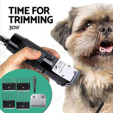 Cortadora de pelo eléctrica profesional para mascotas, máquina de afeitar para perros y animales, 30W 2024 - compra barato