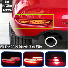 Luz de parachoques trasero de advertencia, luz LED trasera Anti-extremo, modificación de 3 funciones, apta para Mazda 3, ALEXA 2019, 2020 2024 - compra barato