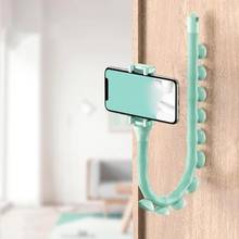 2020 wall Caterpillar Lazy Bracket Mobile Phone Holder Worm Flexible Phone Suction Cup Stand For Home Wall Desktop Bicycle 2024 - buy cheap