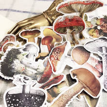 16Pcs/Pack Vintage Mushroom Sticker DIY Craft Scrapbooking Album Junk Journal Planner Decorative Stickers 2024 - buy cheap