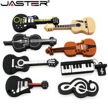 JASTER cartoon 64GB cute Musical instrument Guitar violin Note USB Flash Drive 4GB 8GB 16GB 32GB Pendrive USB 2.0 Usb stick 2024 - buy cheap