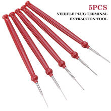 5Pcs Car Cable Terminal Socket Plug Pin Tool Set Terminal Removal Tool Kit Electrical Wiring Crimp Connector Extractor 2024 - buy cheap