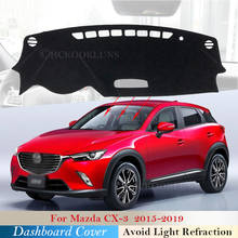 Dashboard Cover Protective Pad for Mazda CX-3 2015 2016 2017 2018 2019 CX 3 Car Accessories Dash Board Sunshade Anti-UV Carpet 2024 - buy cheap