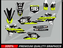 Para Yamaha YZF 250 2013-2010 Gráficos Adesivos YZ250F YZF250 Fundos Decalques Para Yamaha 2010 2011 2012 2013 YZ 250F YZF-250 2024 - compre barato