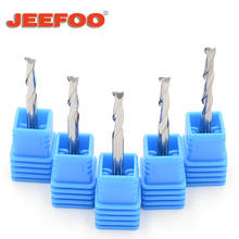 1/8 2 flute Jeefoo Carbide CNC Double/Two Flute Spiral Bits For Cnc Router Machine 2024 - buy cheap