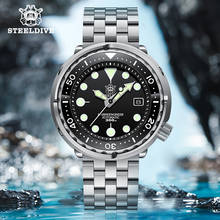 STEELDIVE Watch Automatic 1975 Tuna Watch Men NH35A Mechanical Wristwatch Diver Watches 300m Waterproof Luminous Luxury Watches 2024 - buy cheap