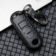 Carbon Fiber Car Remote Key Cover Case For Mazda 3 6 BL BM GJ Atenza Axela CX-5 CX5 KE KF CX3 CX7 CX9 MX5 2010-2017 Accessories 2024 - buy cheap