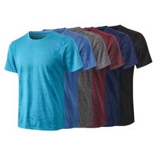 Homem correndo t-shirts secagem rápida compressão ginásio esporte aptidão t-shirts camisas de basquete masculino camisa esportiva 2024 - compre barato