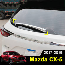 For MAZDA CX-5 CX5 CX 5 2017 2018 2019 Chrome Rear Trunk Window Wiper Arm Blade Cover Trim Overlay Nozzle Garnish Accessories 2024 - buy cheap