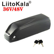 LiitoKala-batería de litio potente para bicicleta eléctrica, paquete de celdas Hailong 18650, 36V, 48V, 10Ah, 12Ah, 15Ah, 20Ah, puerto USB 2024 - compra barato