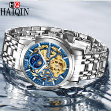 2020 New HAIQIN Men's mechanical watches for men Tourbillon skeleton watch luxury automatic wrist watch men Relogio Masculino 2024 - buy cheap