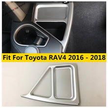 Car Central Multifunction Storage Box Panel Decoration Cover Trim For Toyota Rav4 Rav 4 2016 2017 2018 ABS Interior Accessories 2024 - buy cheap