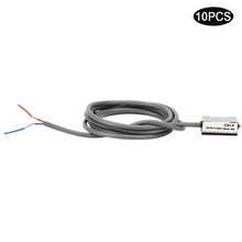 10 pces interruptor magnético pneumático sensor magnético CS1-F 10w reed cilindro pneumático em fora para si su sc jsi mi MA50-63