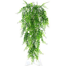 Зеленое подвесное растение искусственное растение хлорофитум настенное украшение для домашнего балкона MDJ998 2024 - купить недорого