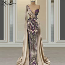 Lowime-Vestido De noche abierto De fiesta, Vestido largo hecho a mano, con cuentas, sirena, Formal, 2021 2024 - compra barato