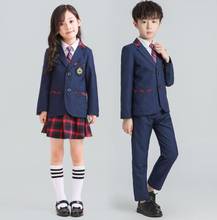 Conjunto de Blazer Formal para niño y niña, traje de fiesta escolar, traje de Garcon, ropa escolar Formal de 2 a 12 años, 2019 2024 - compra barato