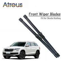 Atreus 2 pçs alta qualidade longa vida de borracha frente lâminas limpador para skoda kodiaq 2017 2016 pára-brisas original acessórios 2024 - compre barato