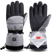 Winter 5000mah Electric Gloves Rechargeable Heated Gloves Ski Self Warm Battery Ski Gloves for Cycling  Motocycle 2024 - buy cheap