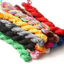 15 Colors 1.0/1.5mm Nylon Cord Thread Chinese Knot Macrame Rattai Braided String DIY for Jewelry Making Bracelet&Necklace 22M 2024 - buy cheap