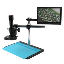 16MP HDMI промышленные электронные цифровые 180X 300X видео микроскоп камера набор для телефона PCB SMD CPU Пайка Ремонт часов 2024 - купить недорого
