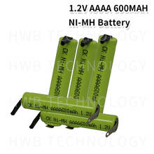 Batería recargable para auriculares, bolígrafo electrónico AAAA, 600MAH, 1,2 V, Ni-MH, con Bluetooth, 50 unids/lote, Envío Gratis 2024 - compra barato